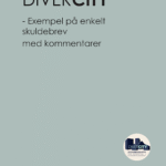 Exempel på skuldebrev: Ladda ner mallar för löpande skuldebrev här!