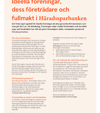 Firmatecknare i ideell förening: Ladda ner mallar och vägledning