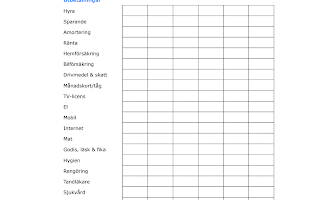 Ladda ner hushållsbudget mall: Strukturera din privatekonomi enkelt!