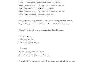 Ladda ner köpebrev och köpekontrakt för fastighet – Guide och mallar