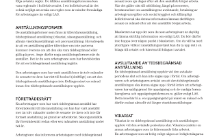 Ladda ner mallar för anställningsavtal timanställd och timanställning