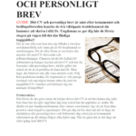 Optimera ditt personliga brev: Ladda ner layoutmallar för bästa resultat