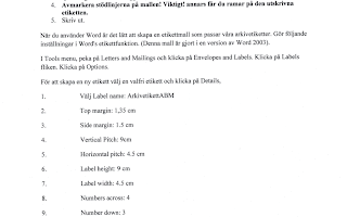 Ladda ner mallar för etiketter: Skapa och skriv ut dina etiketter enkelt