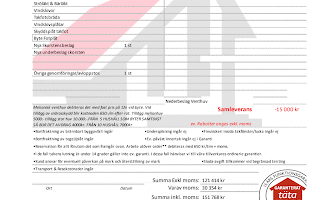 Ladda ner offertförslag: Mallar för stuprör och hängrännor