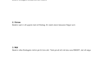 Ladda ner affärsidé mall - Skapa din affärsplan enkelt och effektivt!