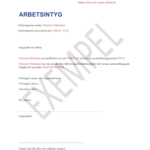 Ladda ner arbetsintyg blankett: Enkla mallar för intygande om arbete