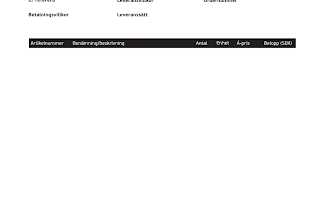 Ladda ner gratis offertmallar: Excel