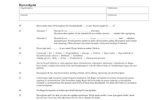 Ladda ner gratis mallar för avtal inneboende och hyreskontrakt inneboende