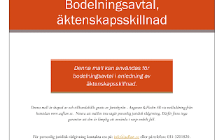 Ladda ner gratis bodelningsavtal och mallar för skilsmässa här!