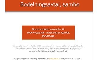 Gratis bodelningsavtal för sambor – Ladda ner mallar och exempel här!