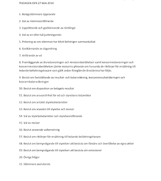 Ladda ner mallar för dagordning vid bolagsstämma - Tips och exempel 2024