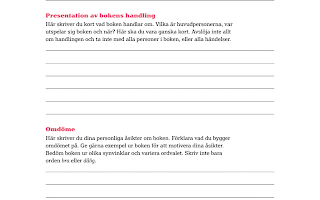 Ladda ner mallar för att skriva en bokrecension: Tips och exempel